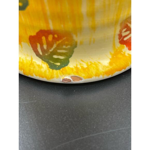 Vintage Italica ARS Pottery Set of 2 Mugs Hand Painted Italy Chip *See photo - Picture 4 of 7